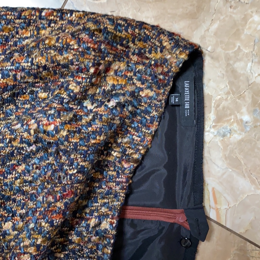 Lafayette 148 New York boucle pencil skirt - Picture 3 of 4